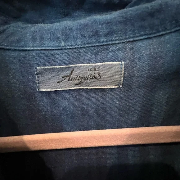 Ichi Antiquities Gingham Indigo Dress - Picture 4 of 4